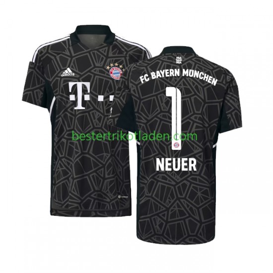 Fußballtrikot FC Bayern München Manuel Neuer 1 Torwart Auswärts Trikot Away 2022-2023 Kurzarm für Herren
