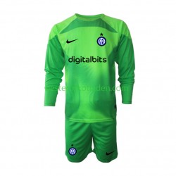 Fußballtrikot Inter Mailand Torwart Ausweich Trikot 3rd 2022-2023 Langarm für Kinder