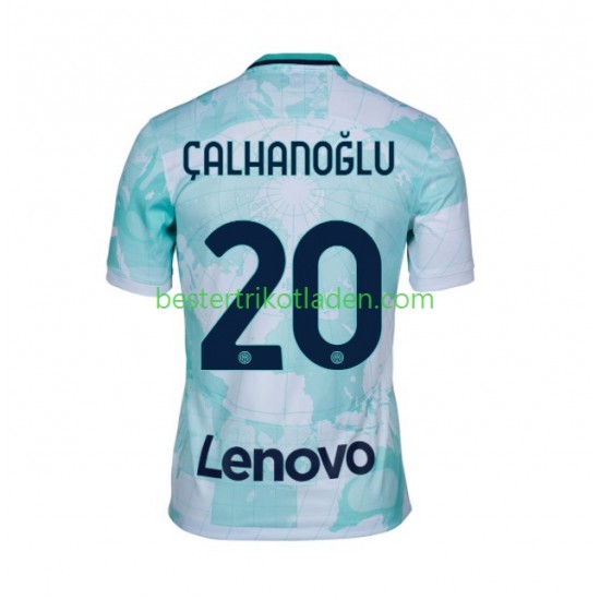 Fußballtrikot Inter Mailand Hakan Calhanoglu 20 Auswärts Trikot Away 2022-2023 Kurzarm für Herren