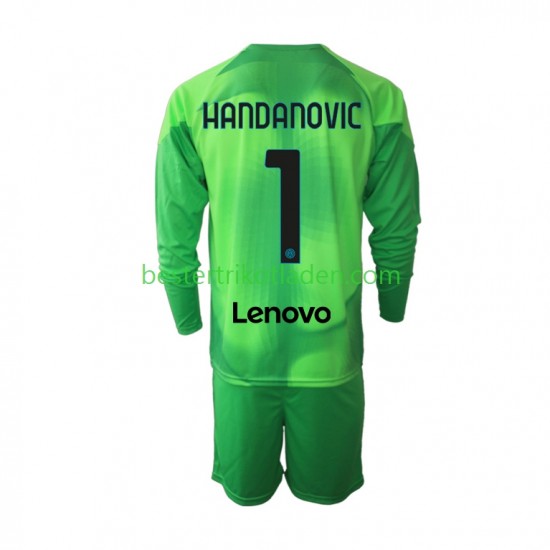 Fußballtrikot Inter Mailand Samir Handanovic 1 Torwart Ausweich Trikot 3rd 2022-2023 Langarm für Kinder