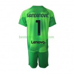 Fußballtrikot Inter Mailand Samir Handanovic 1 Torwart Ausweich Trikot 3rd 2022-2023 Kurzarm für Kinder