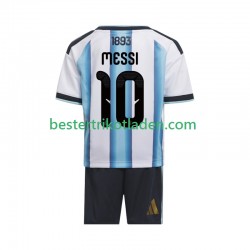 Fußballtrikot Argentinien Lionel Messi 10 Heim Trikot Home WM 2026 Kurzarm für Kinder