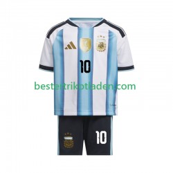 Fußballtrikot Argentinien Lionel Messi 10 Heim Trikot Home WM 2026 Kurzarm für Kinder