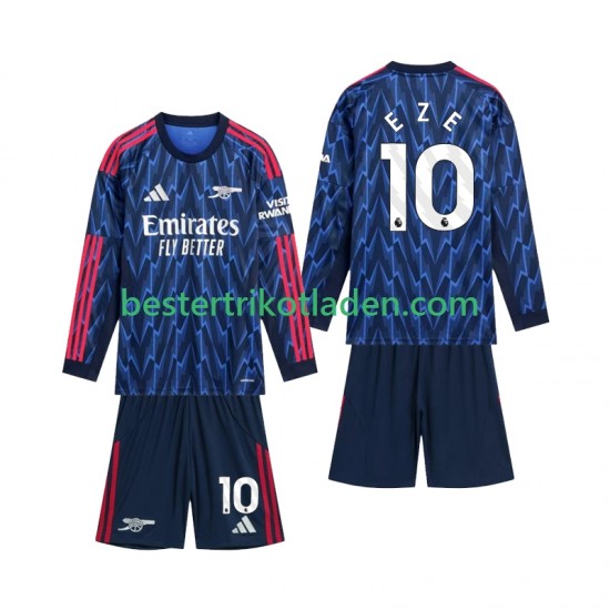Fußballtrikot Arsenal Eze 10 Auswärts Trikot Away 2025-2026 Langarm für Kinder