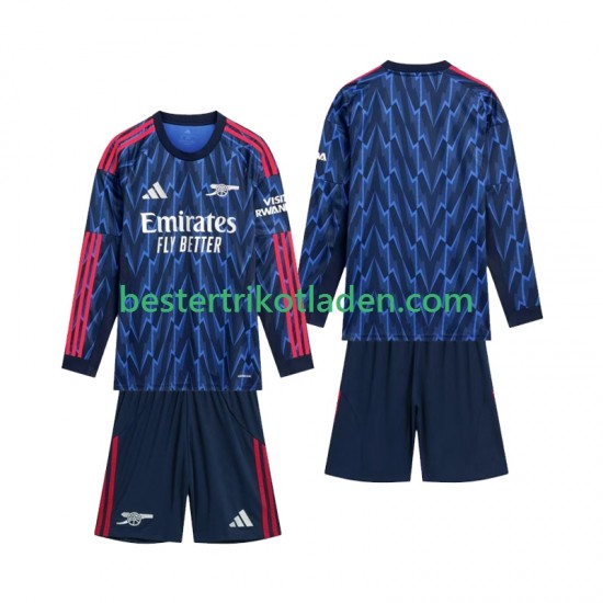 Fußballtrikot Arsenal Auswärts Trikot Away 2025-2026 Langarm für Kinder