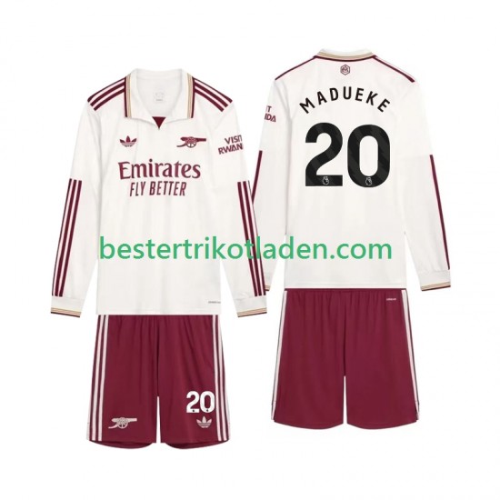 Fußballtrikot Arsenal Madueke 20 Ausweich Trikot 3rd 2025-2026 Langarm für Kinder