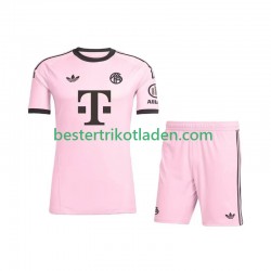 Fußballtrikot FC Bayern München UCL Torwart Ausweich Trikot 3rd 2025-2026 Kurzarm für Kinder
