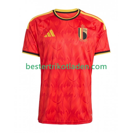 Fußballtrikot Belgien Heim Trikot Home WM 2026 Kurzarm für Herren