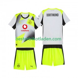 Fußballtrikot Borussia Dortmund Auswärts Trikot Away 2025-2026 Kurzarm für Kinder