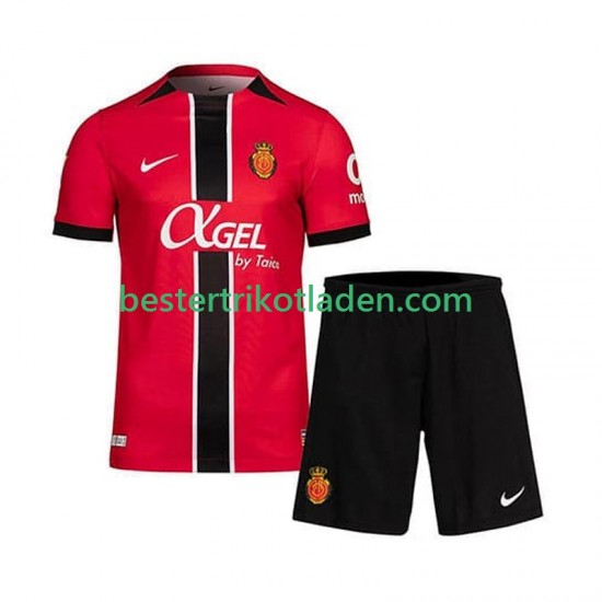 Fußballtrikot RCD Mallorca Heim Trikot Home 2025-2026 Kurzarm für Kinder
