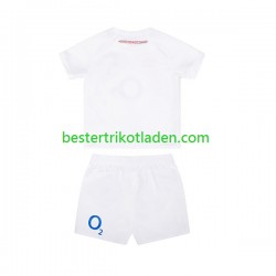 Fußballtrikot England Heim Rugby Trikot Home 2024 Kurzarm für Kinder