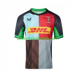 Fußballtrikot Harlequins Heim Rugby Trikot Home 2024 Kurzarm für Herren