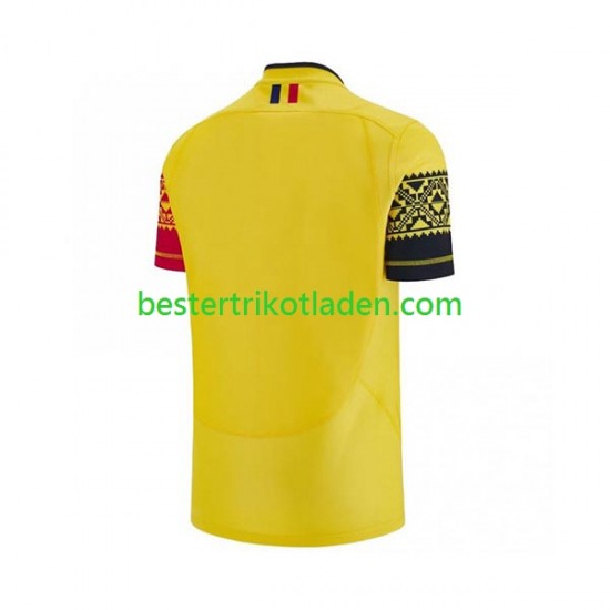 Fußballtrikot ROUMANIE Heim Rugby Trikot Home RWC 2023 Kurzarm für Herren