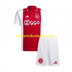 Fußballtrikot Ajax Amsterdam Heim Trikot Home 2024-2025 Kurzarm für Kinder