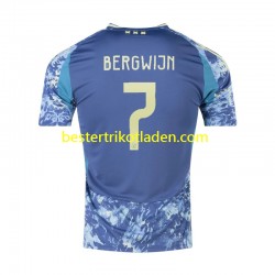 Fußballtrikot Ajax Amsterdam Steven Bergwijn 7 Auswärts Trikot Away 2024-2025 Kurzarm für Herren