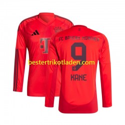 Fußballtrikot FC Bayern München Kane 9 Heim Trikot Home 2024-2025 Langarm für Herren