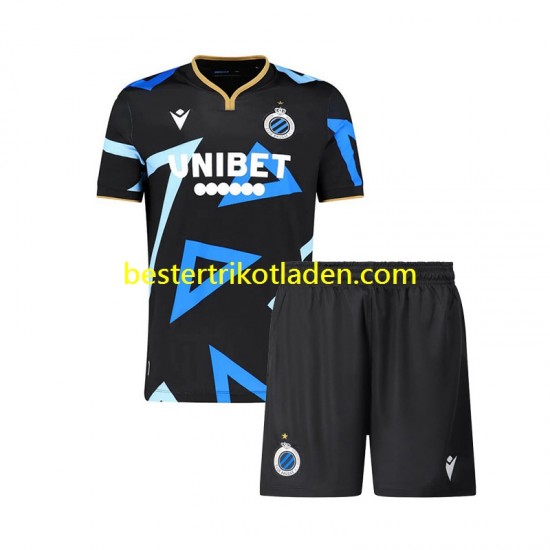 Fußballtrikot Club Brugge Viertes trikot 2023-2024 Kurzarm für Kinder