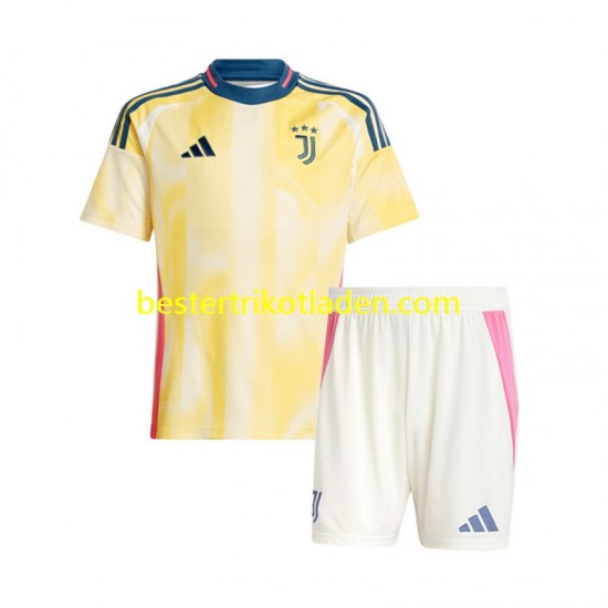 Fußballtrikot Juventus Turin Auswärts Trikot Away 2024-2025 Kurzarm für Kinder