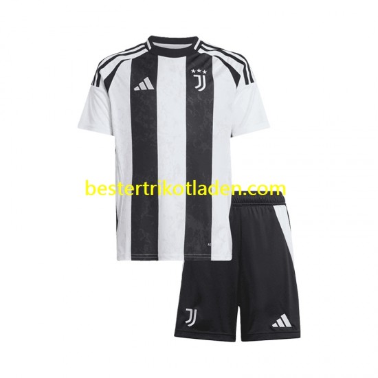 Fußballtrikot Juventus Turin Heim Trikot Home 2024-2025 Kurzarm für Kinder