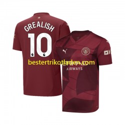 Fußballtrikot Manchester City Jack Grealish 10 Ausweich Trikot 3rd 2024-2025 Kurzarm für Herren