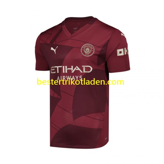 Fußballtrikot Manchester City Ausweich Trikot 3rd 2024-2025 Kurzarm für Herren