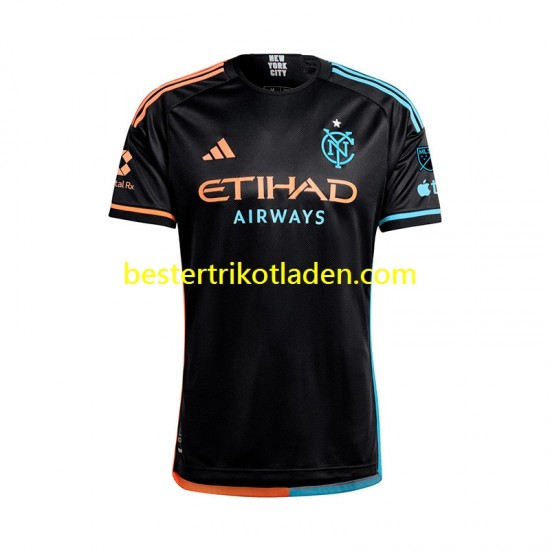 Fußballtrikot New York City FC Auswärts Trikot Away 2024 Kurzarm für Herren