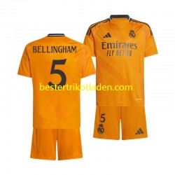 Fußballtrikot Real Madrid BELLINGHAM 5 Auswärts Trikot Away 2024-2025 Kurzarm für Kinder