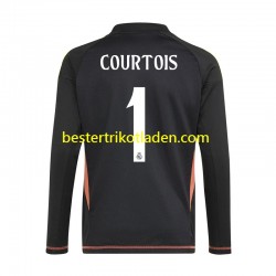 Fußballtrikot Real Madrid Thibaut Courtois 1 Torwart Auswärts Trikot Away 2024-2025 Kurzarm für Herren
