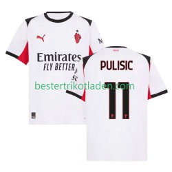 Fußballtrikot AC Mailand Christian Pulisic 11 Auswärts Trikot Away 2025-2026 Kurzarm für Herren