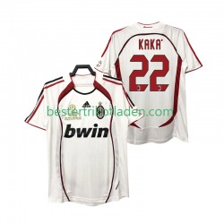 Fußballtrikot AC Mailand KAKA 22 2007 Retro Auswärts Trikot Away 2006 Kurzarm für Herren
