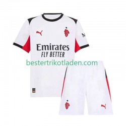 Fußballtrikot AC Mailand Auswärts Trikot Away 2025-2026 Kurzarm für Kinder