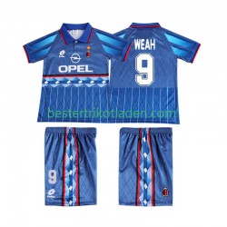 Fußballtrikot AC Mailand WEAH 9 1995 1996 Retro Auswärts Trikot Away Kurzarm für Kinder