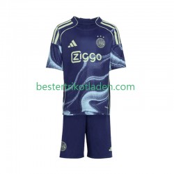 Fußballtrikot Ajax Amsterdam Auswärts Trikot Away 2025-2026 Kurzarm für Kinder