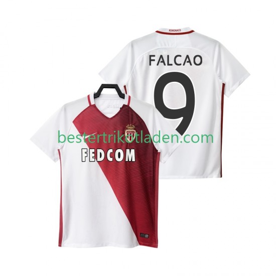 Fußballtrikot AS Monaco FALCAO 9 2016 2017 Heim Trikot Home Kurzarm für Herren