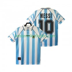 Fußballtrikot Argentinien Lionel Messi 10 1996 1997 Retro Heim Trikot Home Kurzarm für Herren