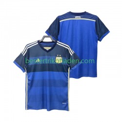 Fußballtrikot Argentinien 2014 Retro Auswärts Trikot Away Kurzarm für Herren