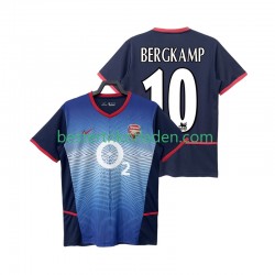 Fußballtrikot Arsenal BERGKAMP 10 2002 Retro Auswärts Trikot Away 2004 Kurzarm für Herren