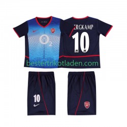 Fußballtrikot Arsenal BERGKAMP 10 2002 Retro Auswärts Trikot Away 2004 Kurzarm für Kinder