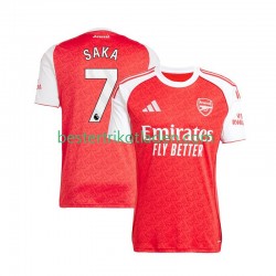 Fußballtrikot Arsenal Bukayo Saka 7 Heim Trikot Home 2025-2026 Kurzarm für Herren