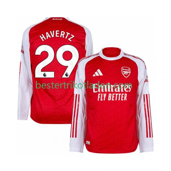 Fußballtrikot Arsenal Kai Havertz 29 Heim Trikot Home 2025-2026 Langarm für Herren