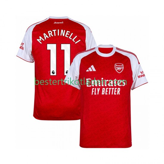 Fußballtrikot Arsenal Martin Zubimendi 11 Heim Trikot Home 2025-2026 Kurzarm für Herren
