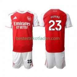 Fußballtrikot Arsenal Merino 23 Heim Trikot Home 2025-2026 Kurzarm für Kinder
