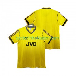 Fußballtrikot Arsenal 1986 1988 Retro Auswärts Trikot Away Kurzarm für Herren