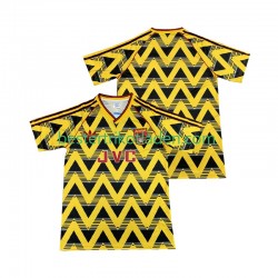 Fußballtrikot Arsenal 1991 1993 Retro Auswärts Trikot Away Kurzarm für Herren