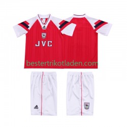 Fußballtrikot Arsenal 1992 Retro Heim Trikot Home 1994 Kurzarm für Kinder