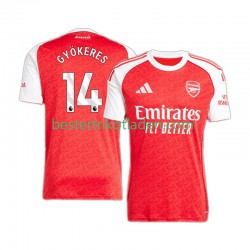 Fußballtrikot Arsenal Viktor Gyokeres 14 Heim Trikot Home 2025-2026 Kurzarm für Herren