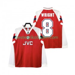 Fußballtrikot Arsenal WRIGHT 8 192 Retro Heim Trikot Home 1994 Langarm für Herren