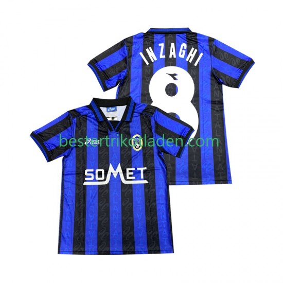 Fußballtrikot Atalanta Bergamo INZAGHI 8 1996 1997 Heim Trikot Home Kurzarm für Herren