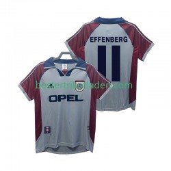 Fußballtrikot FC Bayern München Effenberg 11 1998 Retro Ausweich Trikot 3rd 1999 Kurzarm für Herren