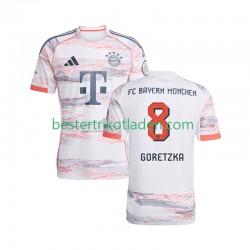 Fußballtrikot FC Bayern München Leon Goretzka 8 Auswärts Trikot Away 2025-2026 Kurzarm für Herren